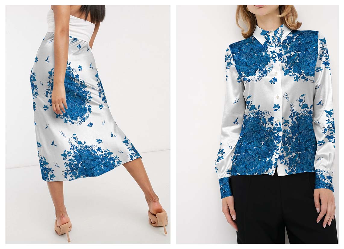 Ткань Шёлк  22505 3