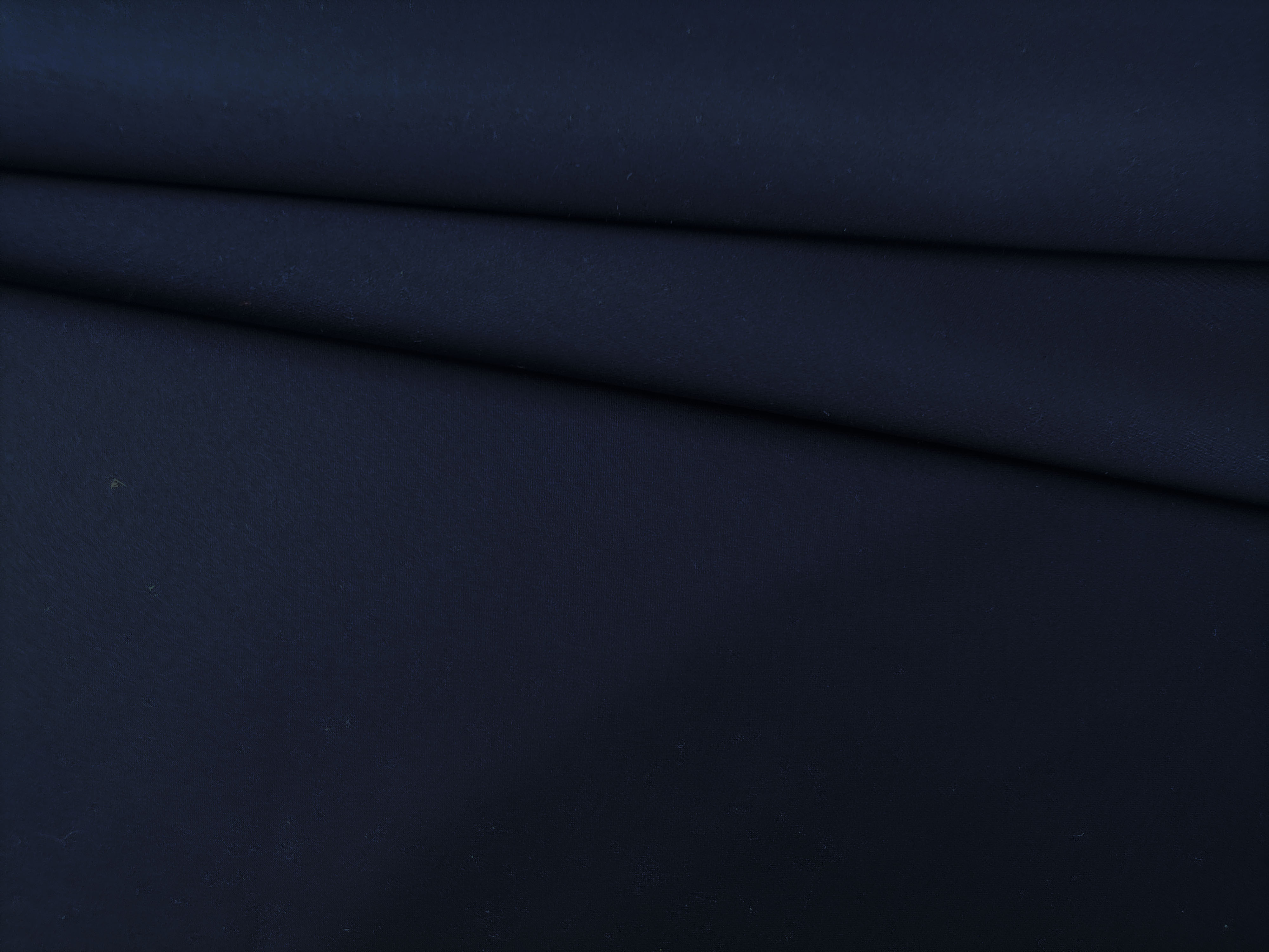 Ткань Атласный Шелк с эластаном  синий тёмный Италия 42517 1