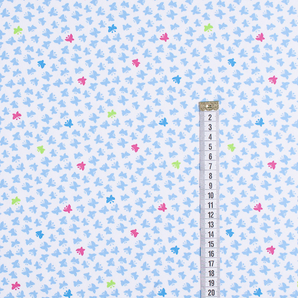 Ткань Трикотаж - Бабочки QT9 2