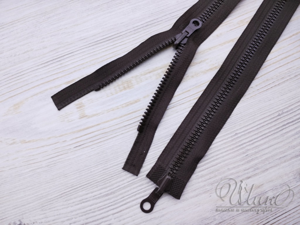 Молния ТР 57см 5 2з реверс х/б коричневый 96247 3
